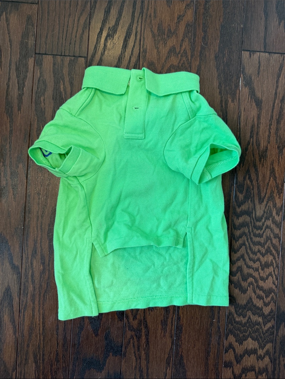 Ralph Lauren Neon Green Dog Polo Shirt